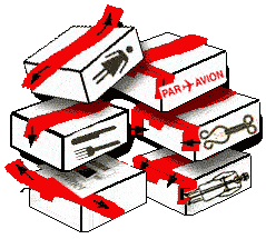 tas de petits paquets